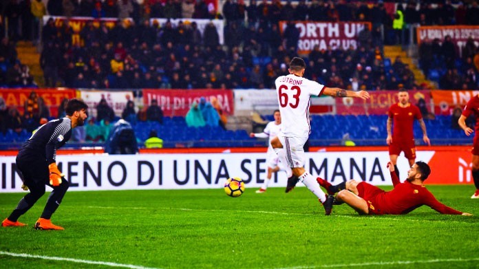 cutrone roma milan febbraio 2018
