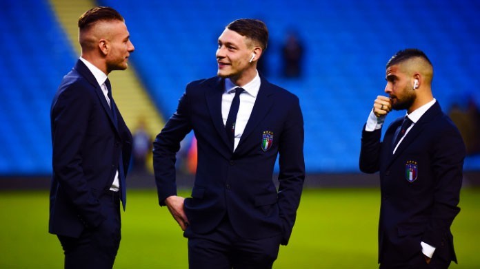 Immobile belotti insigne italia marzo