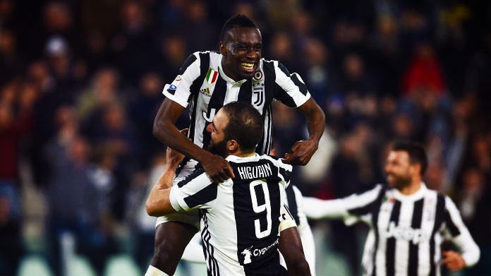 matuidi higuain esultanza bis juventus marzo 2018