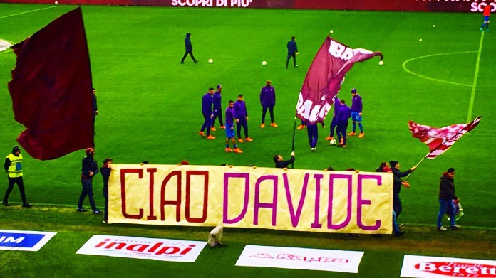 torino tifosi striscione astori