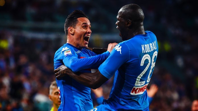 callejon koulibaly esultanza napoli aprile 2018