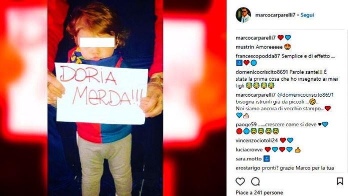 carparelli criscito sampdoria-genoa derby instagram