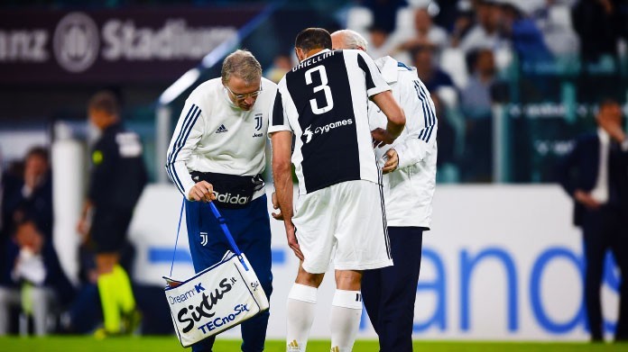 infortunio chiellini juventus