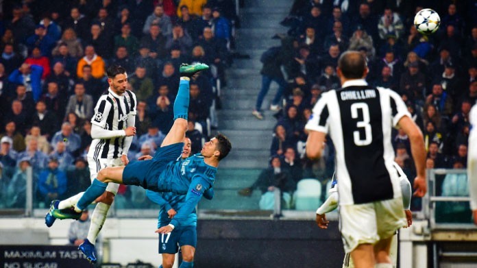 cristiano ronaldo rovesciata gol juventus-real madrid