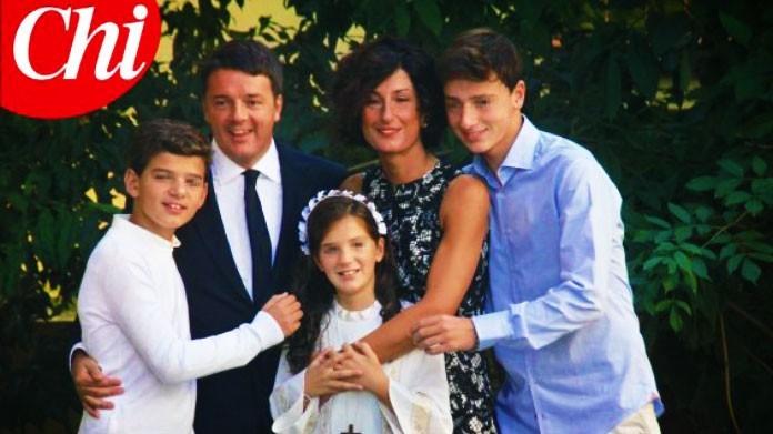 famiglia matteo renzi figlio francesco