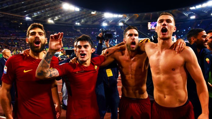 fazio perotti strootman dzeko roma