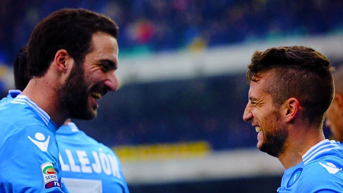 higuain mertens napoli gennaio 2014