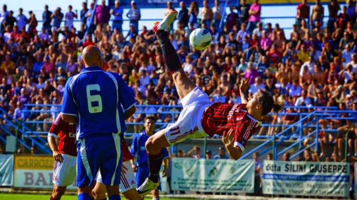 ibrahimovic rovesciata milan-solbiatese