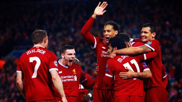 liverpool esultanza aprile 2018