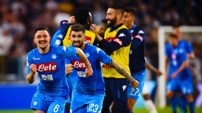 mario rui esultanza napoli aprile 2018