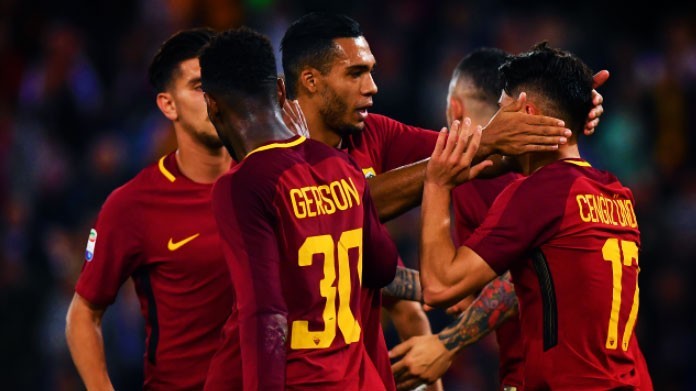 roma esultanza aprile 2018 2