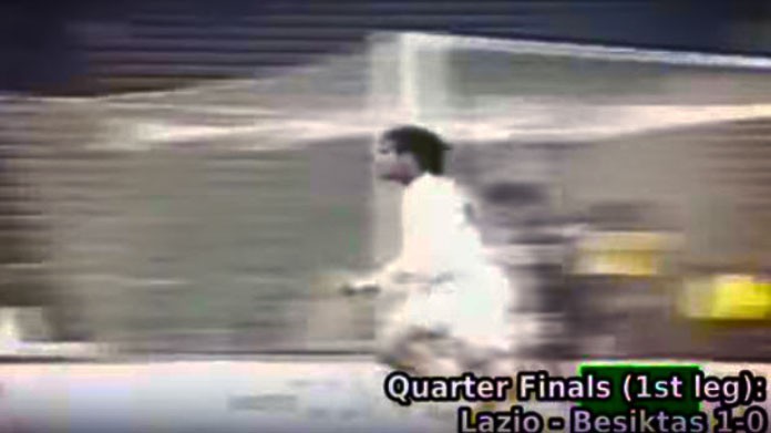 simone inzaghi gol lazio-besiktas