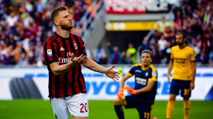 abate esultanza milan verona maggio 2018