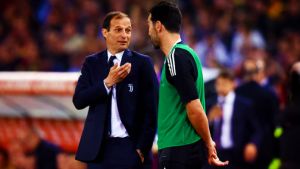 allegri buffon juventus maggio 2018