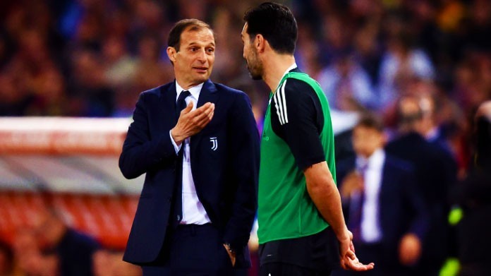 allegri buffon juventus maggio 2018
