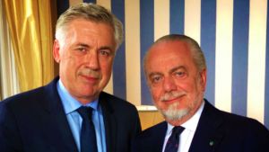 De Laurentiis pazzo di Ancelotti: «Con lui inizia una nuova era in Italia»