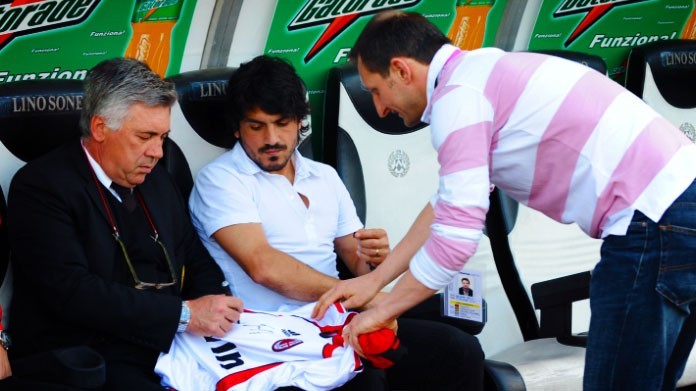 ancelotti gattuso milan