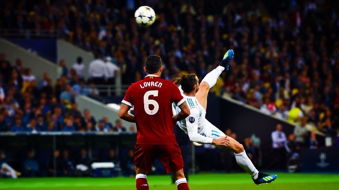 bale gol rovesciana real madrid-liverpool finale champions league 2018