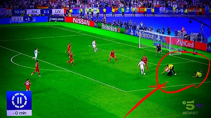 invasione campo finale champions league 2018