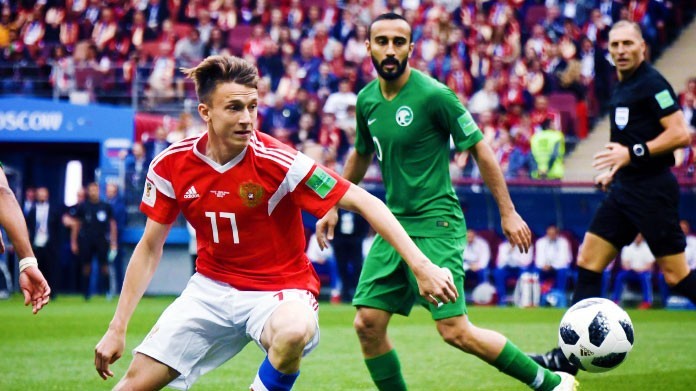 golovin russia-arabia saudita mondiale 2018