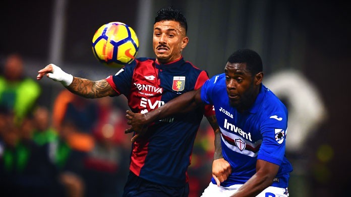 izzo zapata genoa-sampdoria
