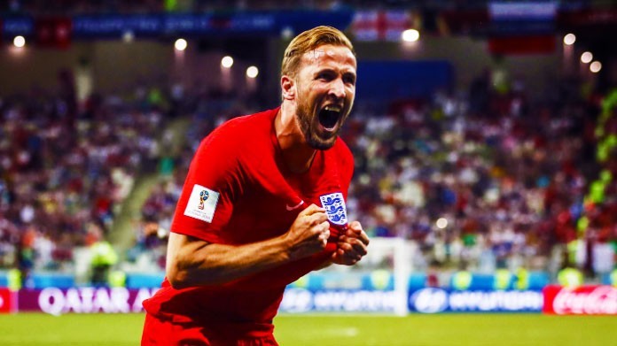 kane esultanza bis inghilterra mondiali giugno 2018