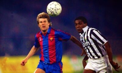 laudrup julio cesar juventus-barcellona 1991