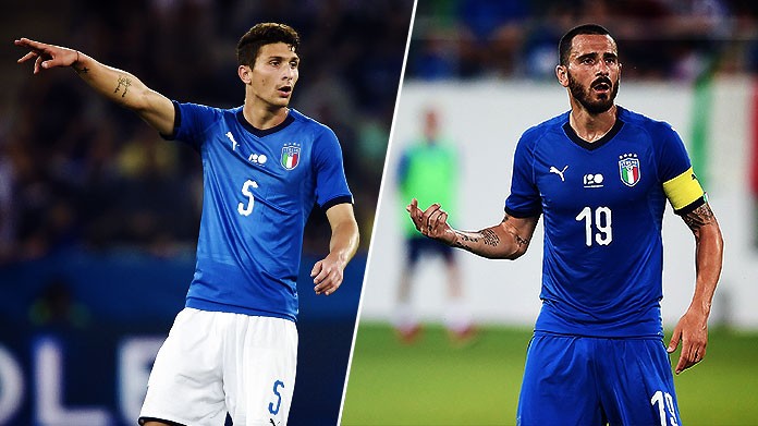 caldara bonucci italia