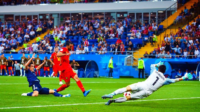 chadli gol belgio-giappone mondiali 2018