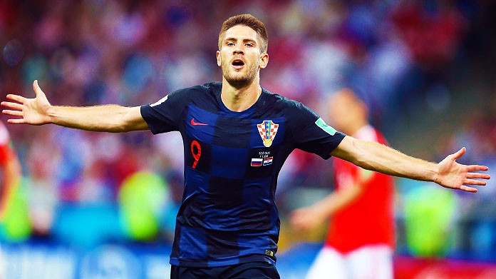 kramaric esultanza croazia mondiali luglio 2018