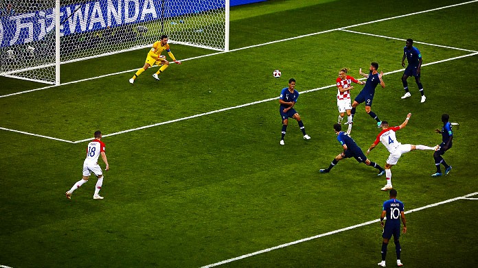 perisic gol francia croazia mondiali luglio 2018