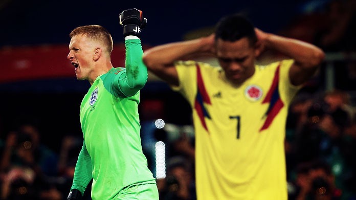 pickford bacca colombia-inghilterra mondiali 2018