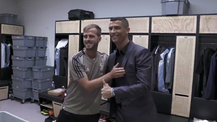 pjanic cristiano ronaldo juventus