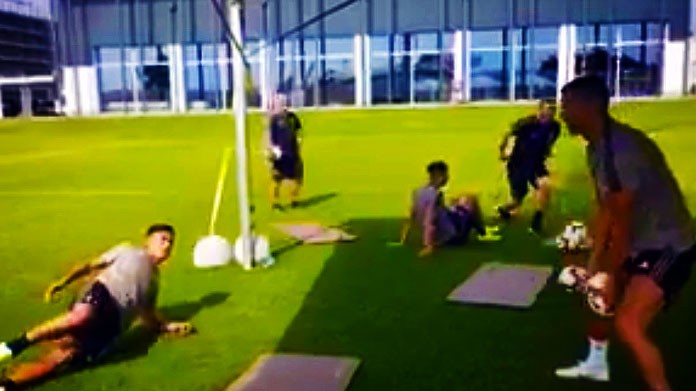 dybala cristiano ronaldo juventus allenamento