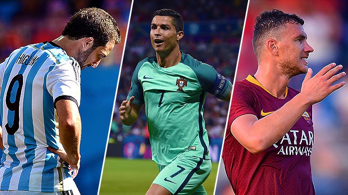 higuain cristiano ronaldo dzeko