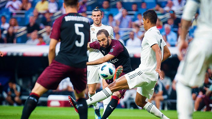 higuain gol real madrid-milan
