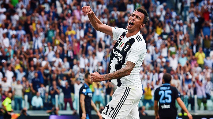 mandzukic esultanza juventus lazio agosto 2018