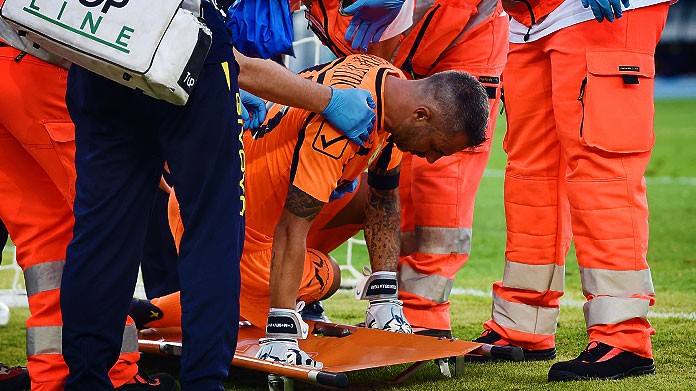 infortunio sorrentino chievo