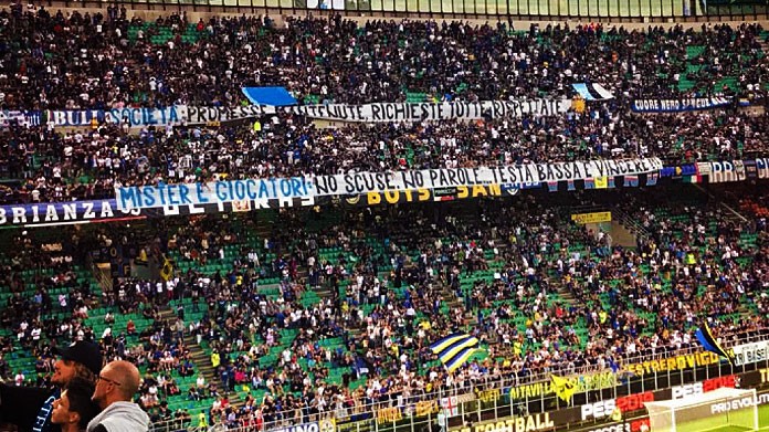 striscione inter torino