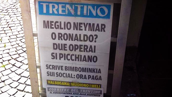 trentino neymar cristiano ronaldo