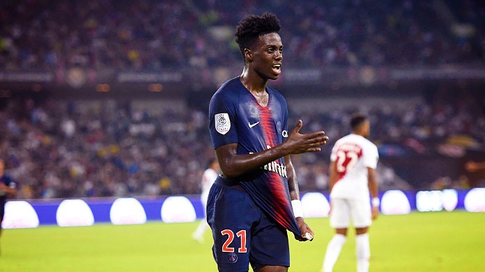 weah psg esultanza agosto 2018