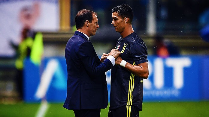 allegri cristiano ronaldo juventus
