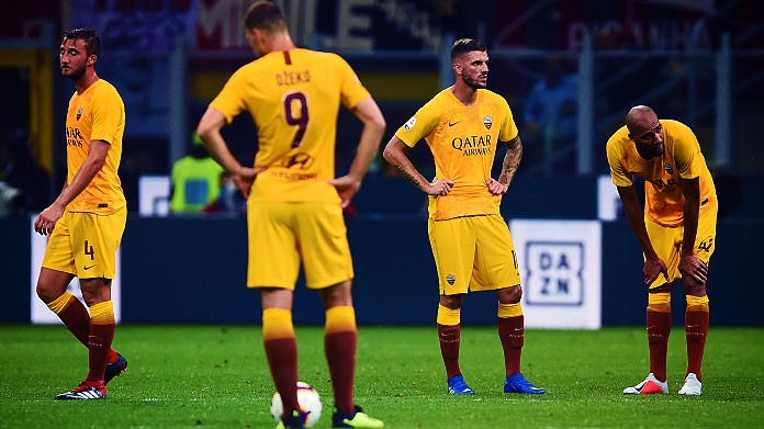 cristante dzeko santon nzonzi roma settembre 2018