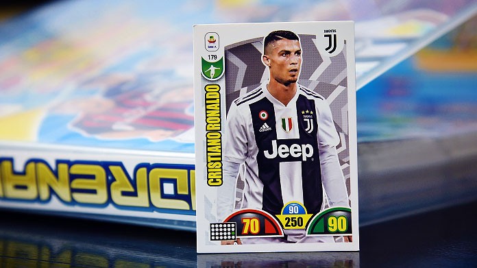 cristiano ronaldo juventus figurina panini settembre 2018