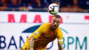 Infortunio De Rossi: il centrocampista è tornato ad allenarsi con il gruppo
