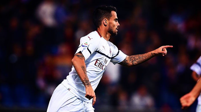 suso esultanza milan settembre 2018