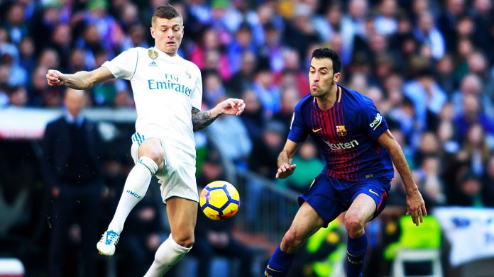 Barcellona kroos busquets real madrid-barcellona clasico