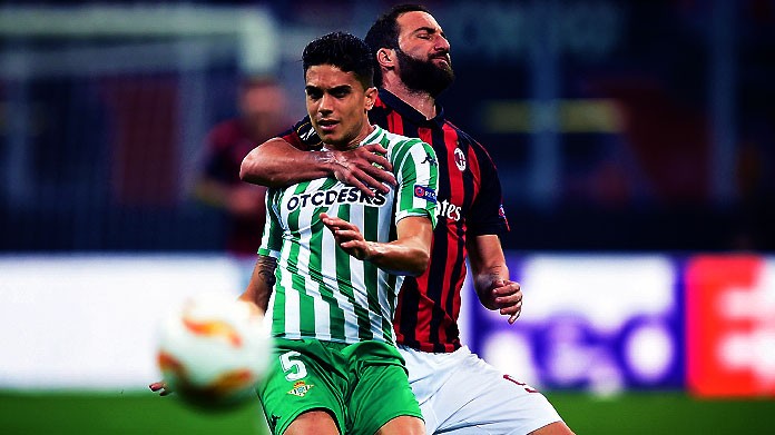 bartra higuain milan betis ottobre 2018