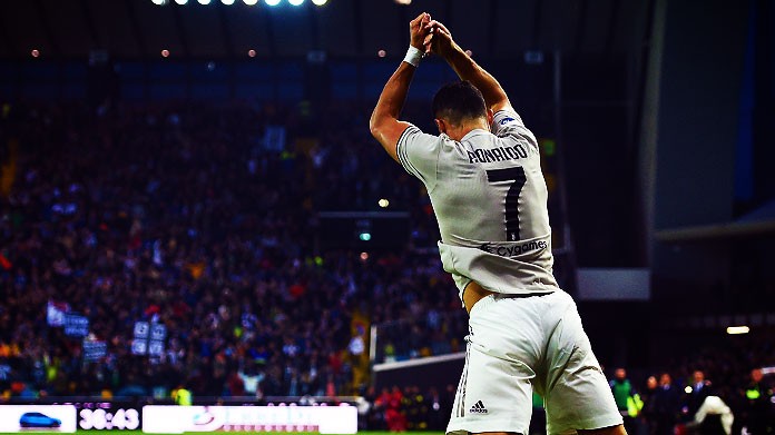 cristiano ronaldo esultanza juventus ottobre 2018