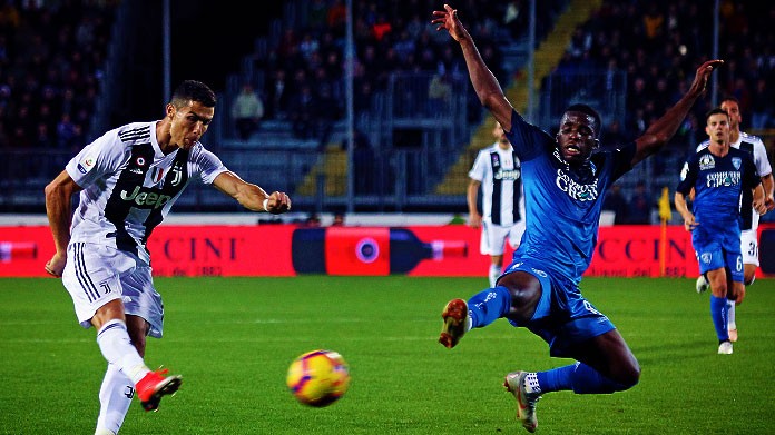 cristiano ronaldo gol acquah empoli juventus ottobre 2018